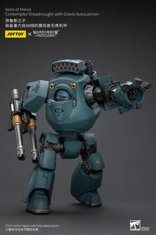 Contemptor Dreadnought with Gravis Autocannon Warhammer: The Horus Heresy Sons of Horus 1/18 Scale Action Figure