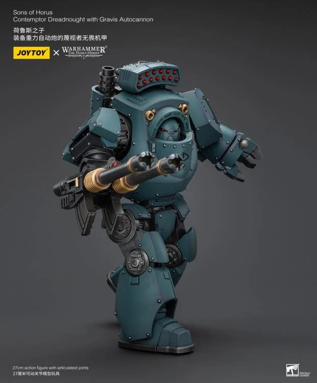 Contemptor Dreadnought with Gravis Autocannon Warhammer: The Horus Heresy Sons of Horus 1/18 Scale Action Figure