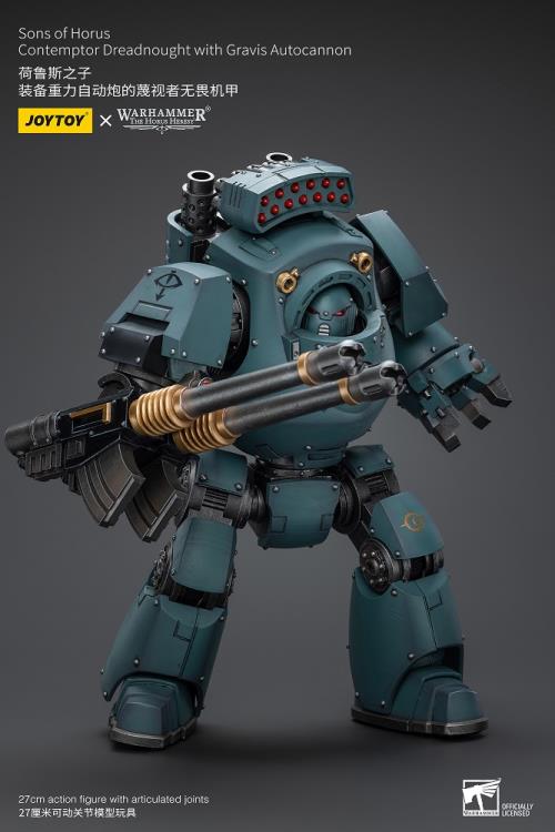 Contemptor Dreadnought with Gravis Autocannon Warhammer: The Horus Heresy Sons of Horus 1/18 Scale Action Figure