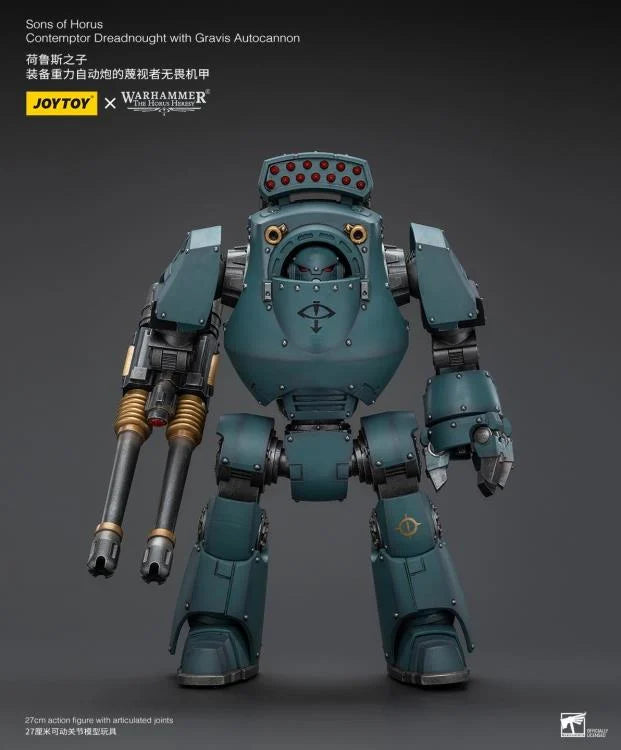 Contemptor Dreadnought with Gravis Autocannon Warhammer: The Horus Heresy Sons of Horus 1/18 Scale Action Figure