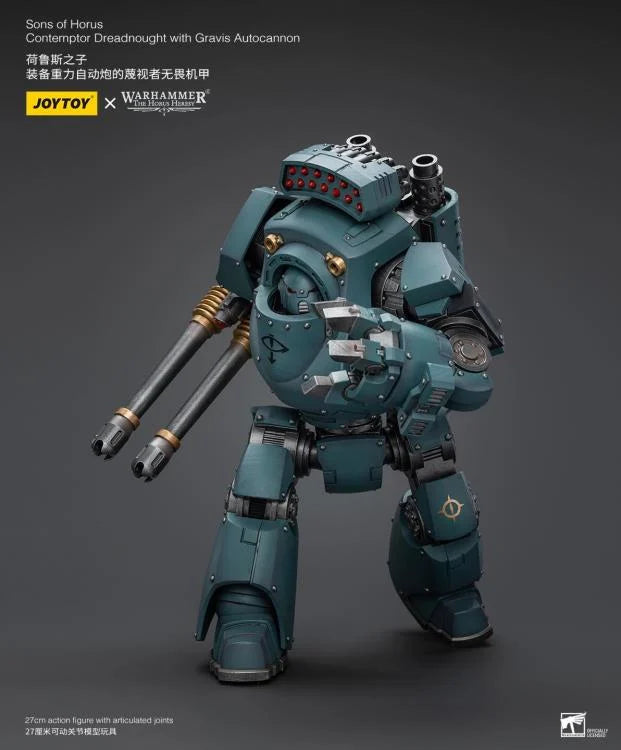 Contemptor Dreadnought with Gravis Autocannon Warhammer: The Horus Heresy Sons of Horus 1/18 Scale Action Figure