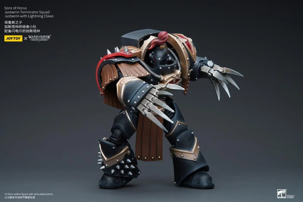Justaerin Terminator Squad Justaerin with Lightning Claws Warhammer: The Horus Heresy Sons of Horus 1/18 Scale Action Figure