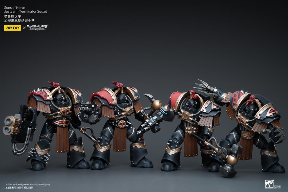 Justaerin Terminator Squad Justaerin with Lightning Claws Warhammer: The Horus Heresy Sons of Horus 1/18 Scale Action Figure