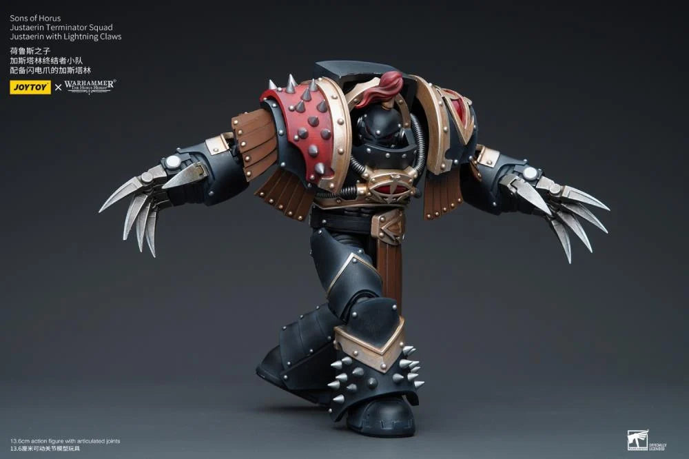Justaerin Terminator Squad Justaerin with Lightning Claws Warhammer: The Horus Heresy Sons of Horus 1/18 Scale Action Figure