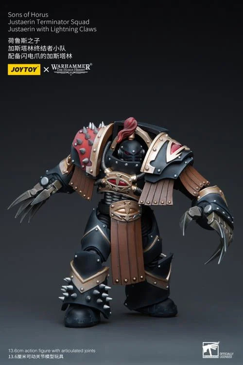 Justaerin Terminator Squad Justaerin with Lightning Claws Warhammer: The Horus Heresy Sons of Horus 1/18 Scale Action Figure