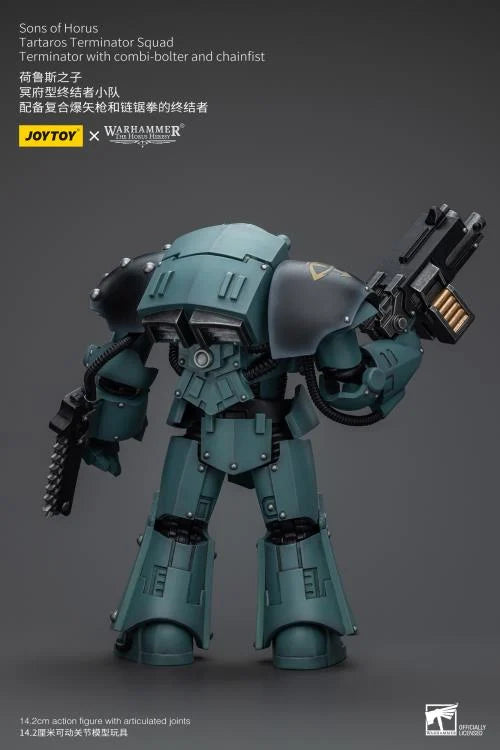 Tartaros Terminator Squad Terminator with Combi-bolter and Chainfist Warhammer: The Horus Heresy Sons of Horus 1/18 Scale Action Figure
