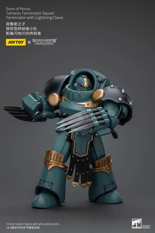 Tartaros Terminator Squad Terminator with Lightning Claws Warhammer: The Horus Heresy Sons of Horus 1/18 Scale Action Figure