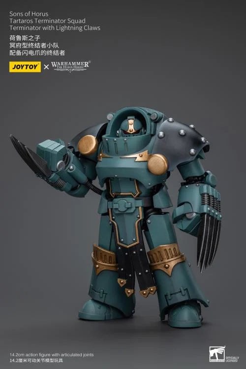 Tartaros Terminator Squad Terminator with Lightning Claws Warhammer: The Horus Heresy Sons of Horus 1/18 Scale Action Figure