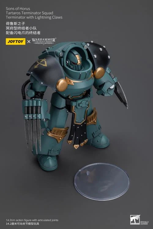 Tartaros Terminator Squad Terminator with Lightning Claws Warhammer: The Horus Heresy Sons of Horus 1/18 Scale Action Figure