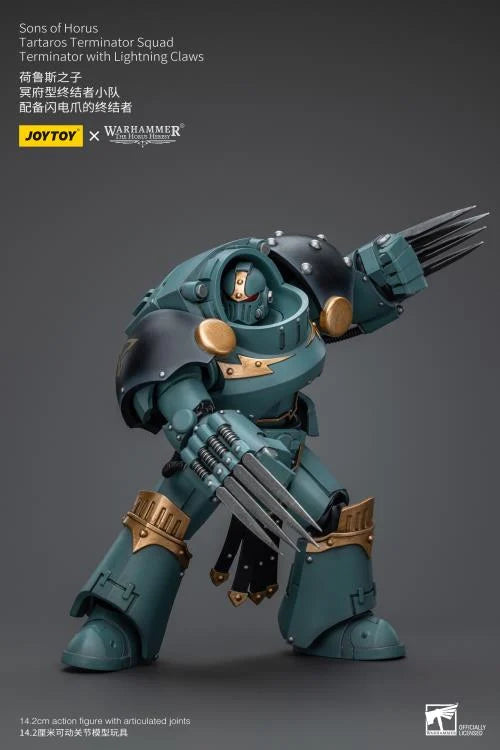 Tartaros Terminator Squad Terminator with Lightning Claws Warhammer: The Horus Heresy Sons of Horus 1/18 Scale Action Figure