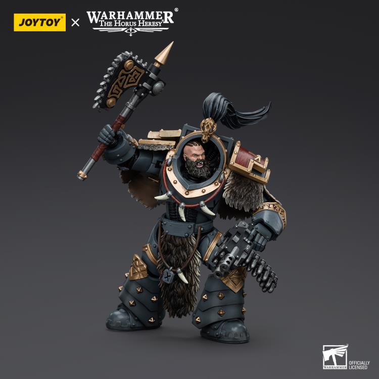 Varagyr Wolf Guard Squad Varagyr Thegn Warhammer: The Horus Heresy Space Wolves 1/18 Scale Action Figure