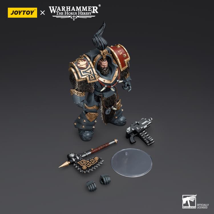 Varagyr Wolf Guard Squad Varagyr Thegn Warhammer: The Horus Heresy Space Wolves 1/18 Scale Action Figure