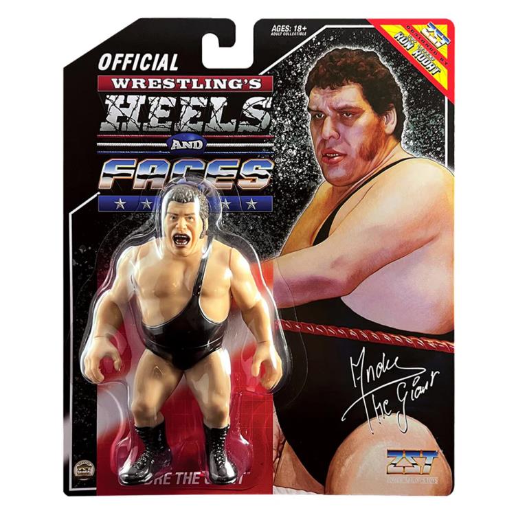 Wrestling's Heels and Faces Andre the Giant (Black Gear) Action Figure product image