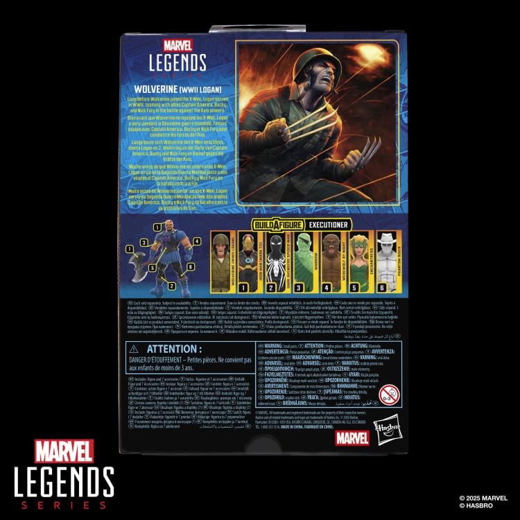Wolverine (WWII Logan) X-Men Marvel Legends Action Figure (Executioner BAF)