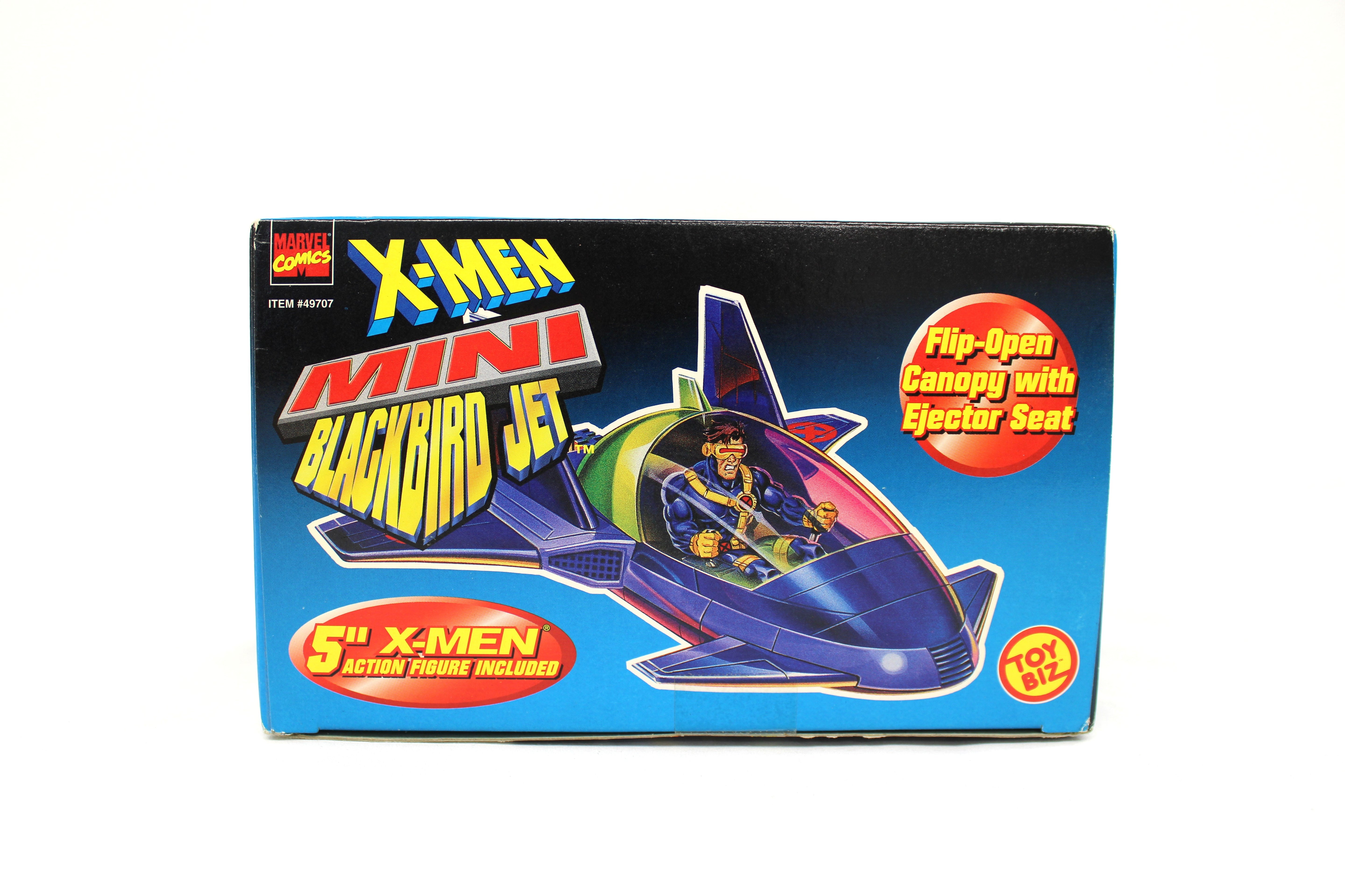 Marvel Comics X-Men Mini Blackbird Jet with Cyclops Figure (1997 Toy Biz) - view 5
