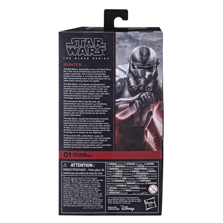 Hunter 6" Figure The Bad Batch Star Wars: The Black Series