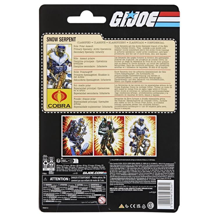 Snow Serpent G.I. Joe Classified Series Retro Collection Action Figure