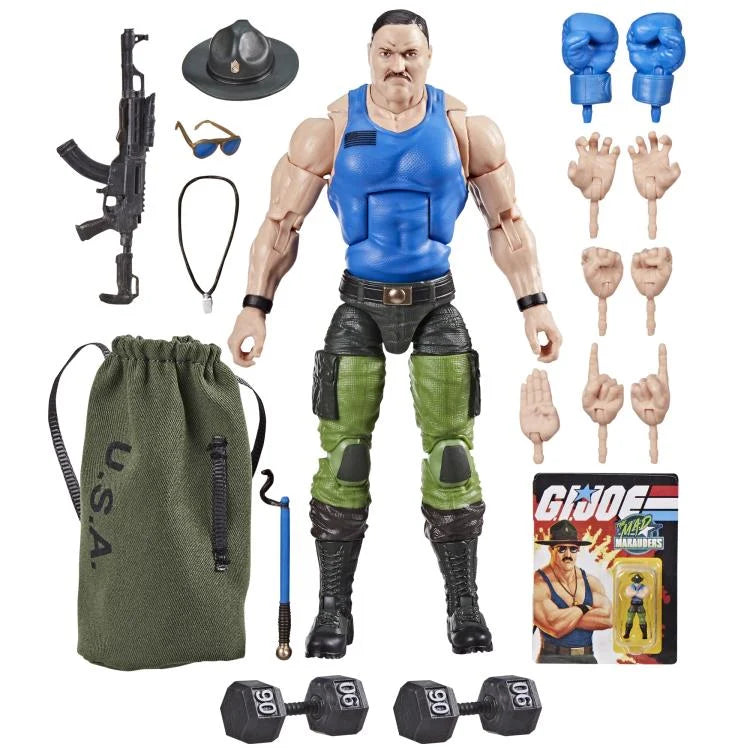 Mad Marauders Sgt. Slaughter Deluxe Figure G.I. Joe Classified Series