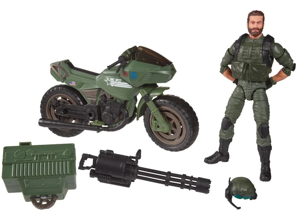 G.I. Joe Classified Series Special Missions: Cobra Island Alvin “Breaker” Kinney Figure with RAM Cycle