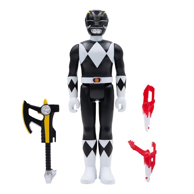Mighty Morphin Power Rangers ReAction - Black Ranger Figure