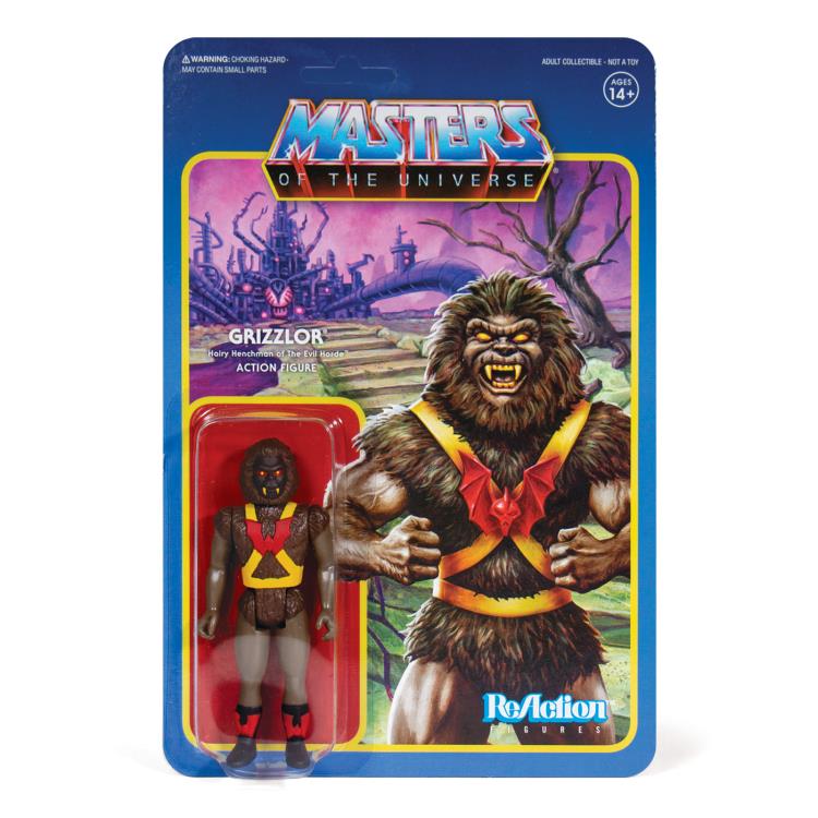 Masters of the Universe ReAction - Grizzlor (Dark Variant) NYCC 2019 Exclusive Figure