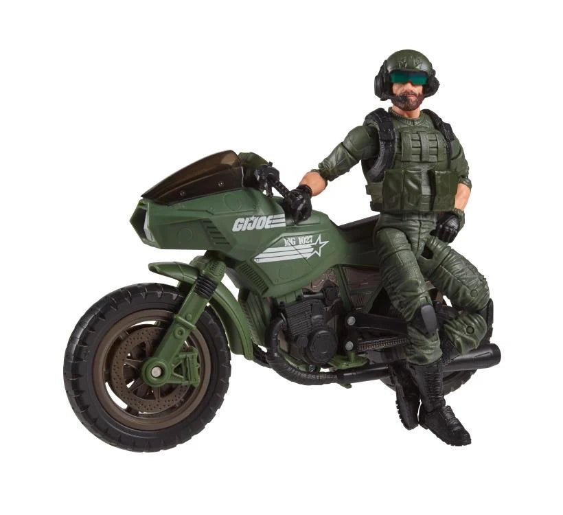 G.I. Joe Classified Series Special Missions: Cobra Island Alvin “Breaker” Kinney Figure with RAM Cycle