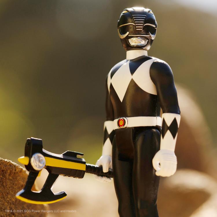 Mighty Morphin Power Rangers ReAction - Black Ranger Figure