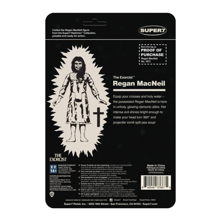 The Exorcist ReAction - Regan (Monster Glow) Figure