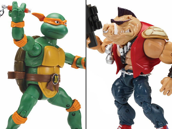 Teenage Mutant Ninja Turtles Classic - Michelangelo Vs. Bebop Two-Pack