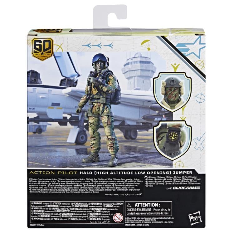 Action Pilot Halo Jumper Deluxe Figure G.I. Joe 60th Anniversary Classified Series