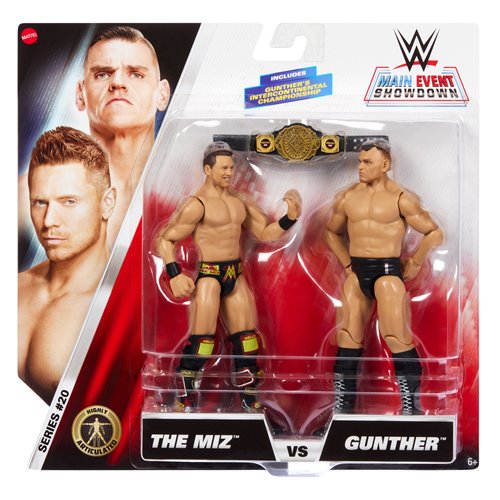 Gunther Vs The Miz - WWE Main Event Series Showdown Action Figure 2 Pack