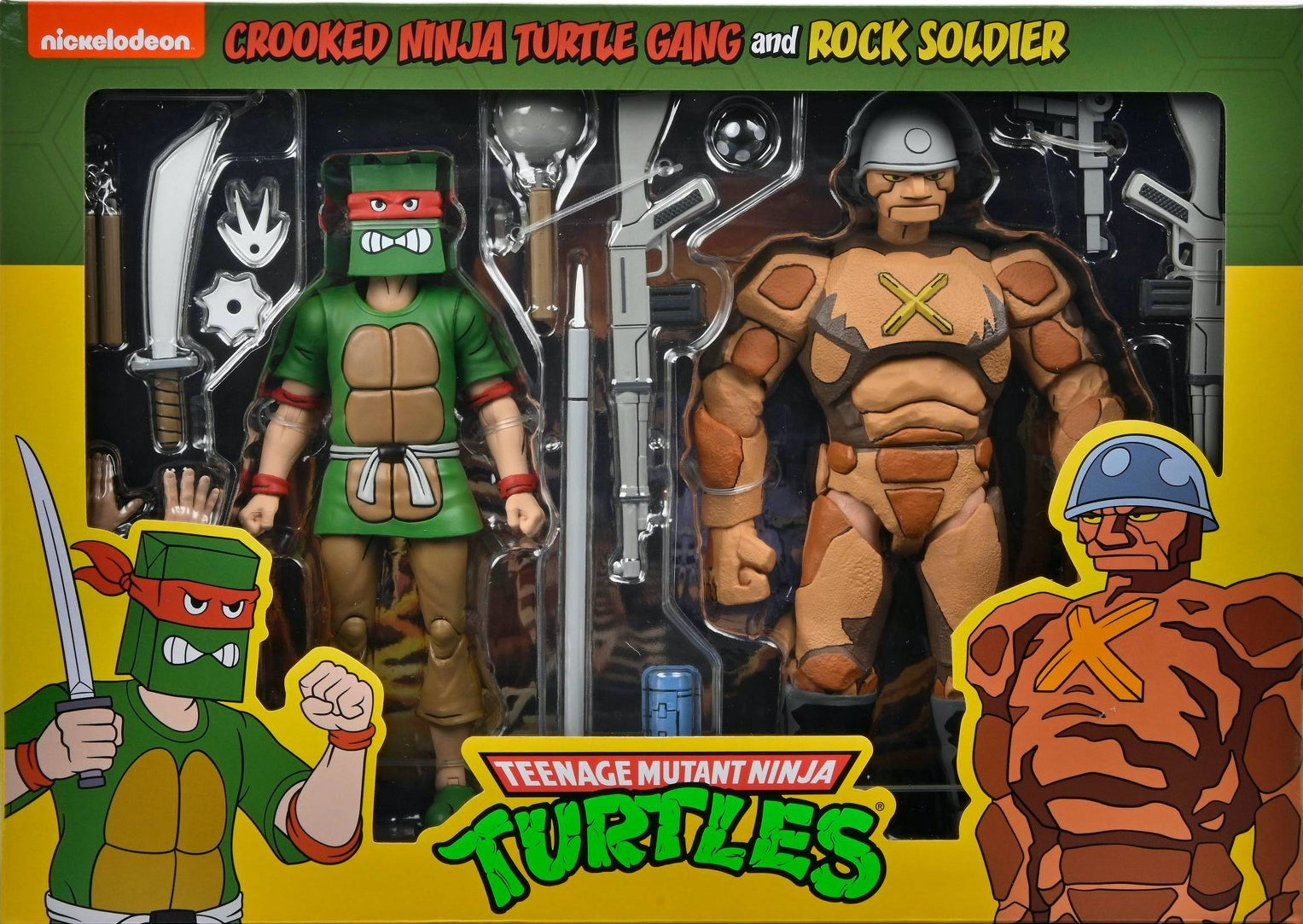 Teenage Mutant Ninja Turtles - Crooked Ninja Turtle Gang and Rock Soldier