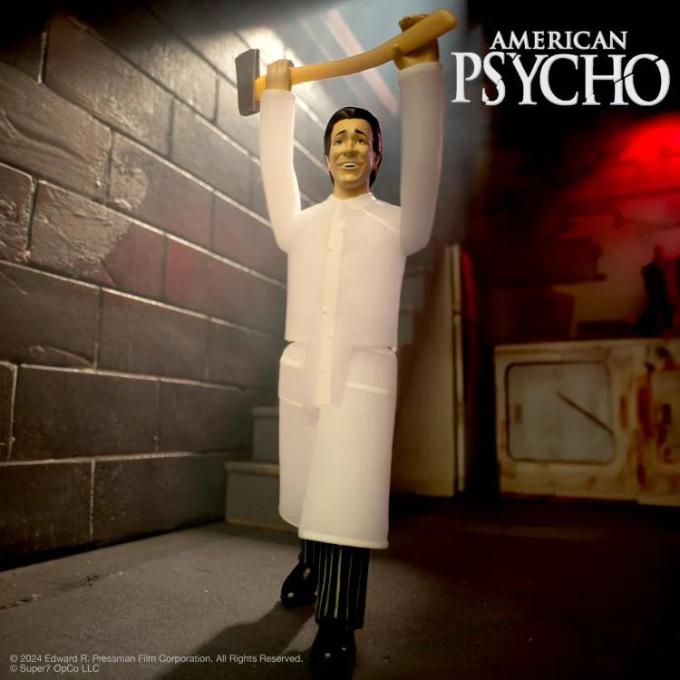 American Psycho RAINCOAT Patrick Bateman ReAction Figure American Psycho RAINCOAT Patrick Bateman ReAction Figure