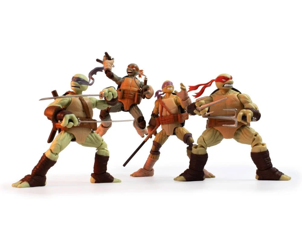 Teenage Mutant Ninja Turtles - BST AXN Leonardo (Ver. 2) Figure & Comic Set