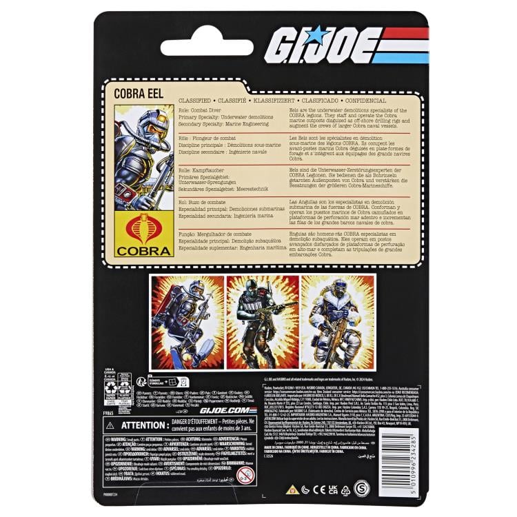 Cobra Eel G.I. Joe Classified Series Retro Collection Action Figure