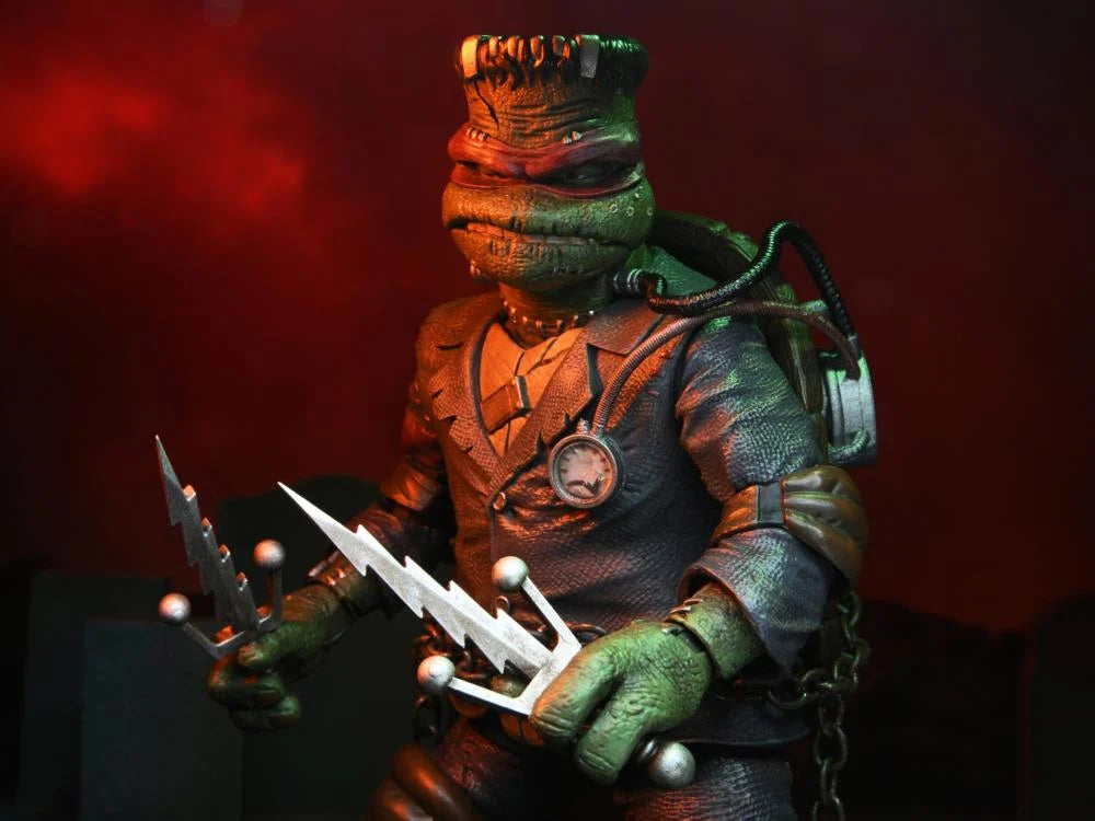 Universal Monsters x Teenage Mutant Ninja Turtles Ultimate Raphael as Frankenstein's Monster Action Figure