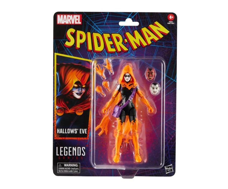 Marvel Legends Spider-Man Retro Card Hallows' Eve Figure