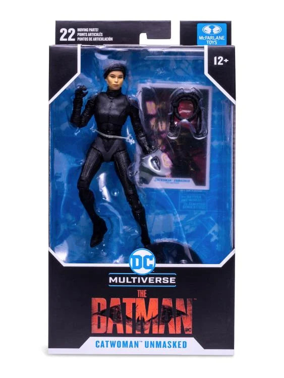Catwoman Selina Kyle (Unmasked) The Batman DC Multiverse Action Figure (Damaged Box)