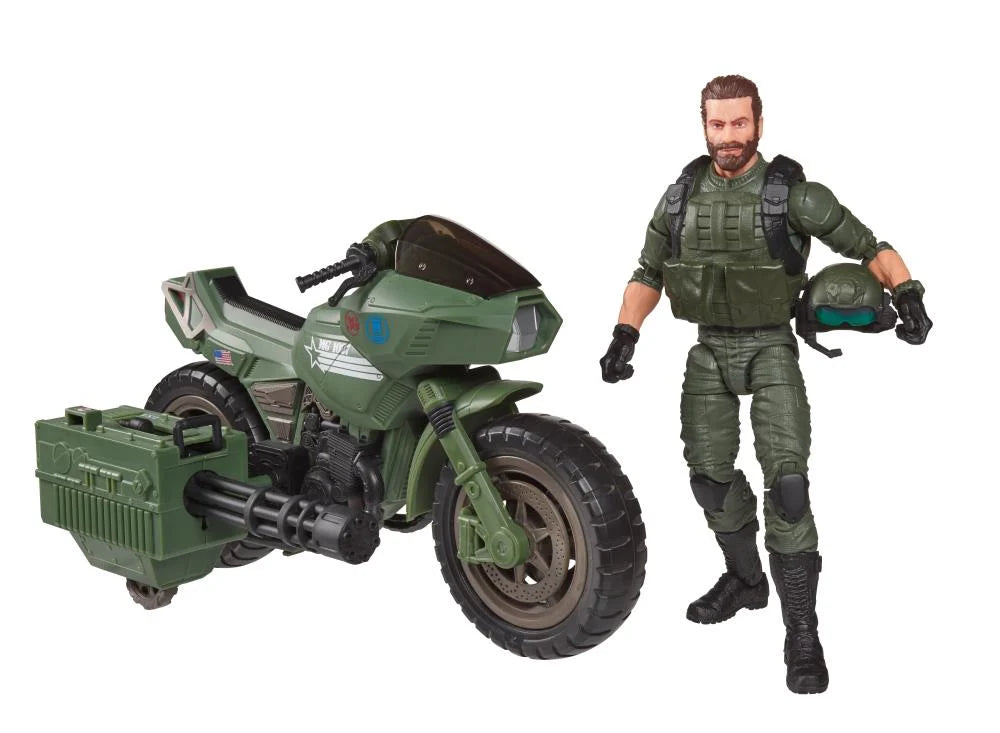 G.I. Joe Classified Series Special Missions: Cobra Island Alvin “Breaker” Kinney Figure with RAM Cycle