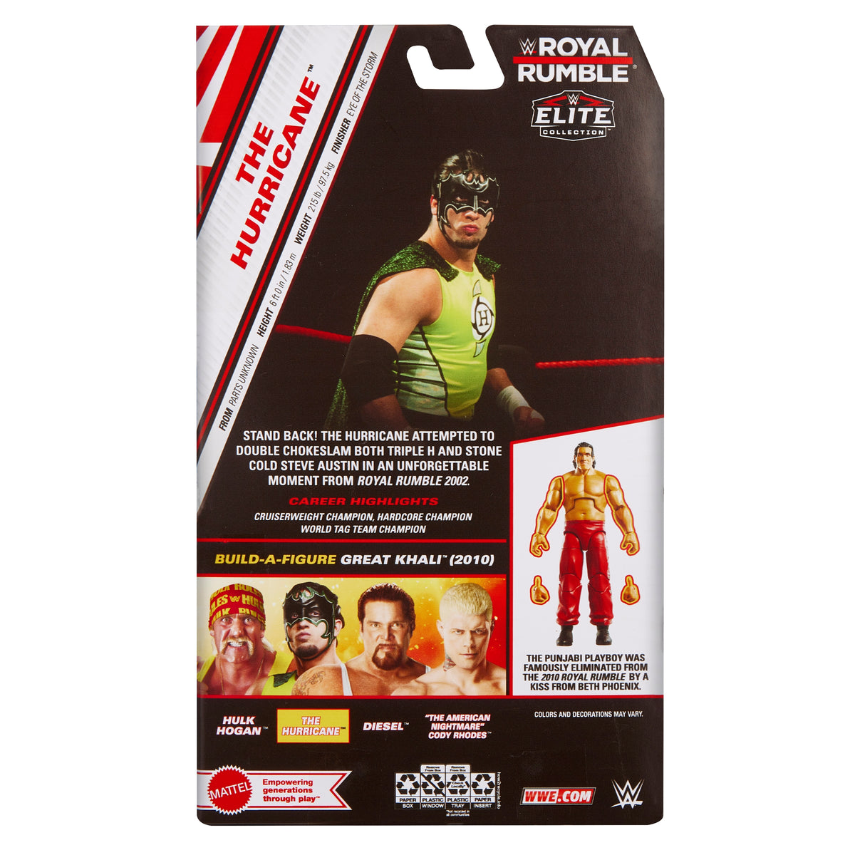 WWE Royal Rumble - Elite Collection Hurricane Helms (Great Khali BAF)