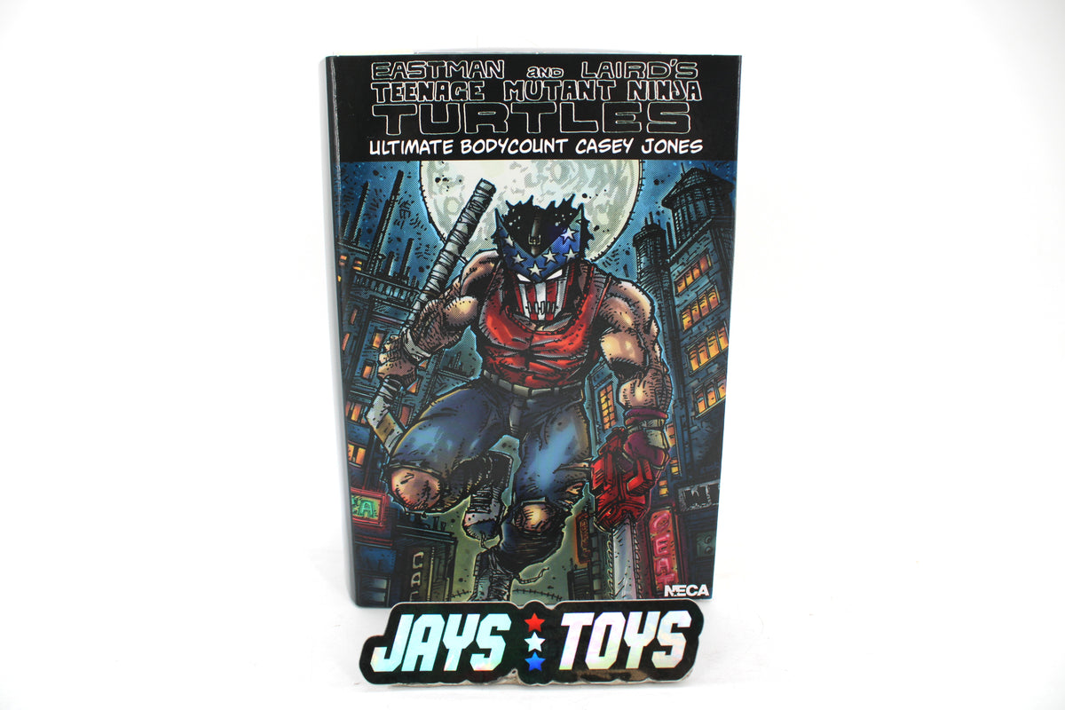 Casey Jones Bodycount NECA Ultimate TMNT Figure — Box Art Front View