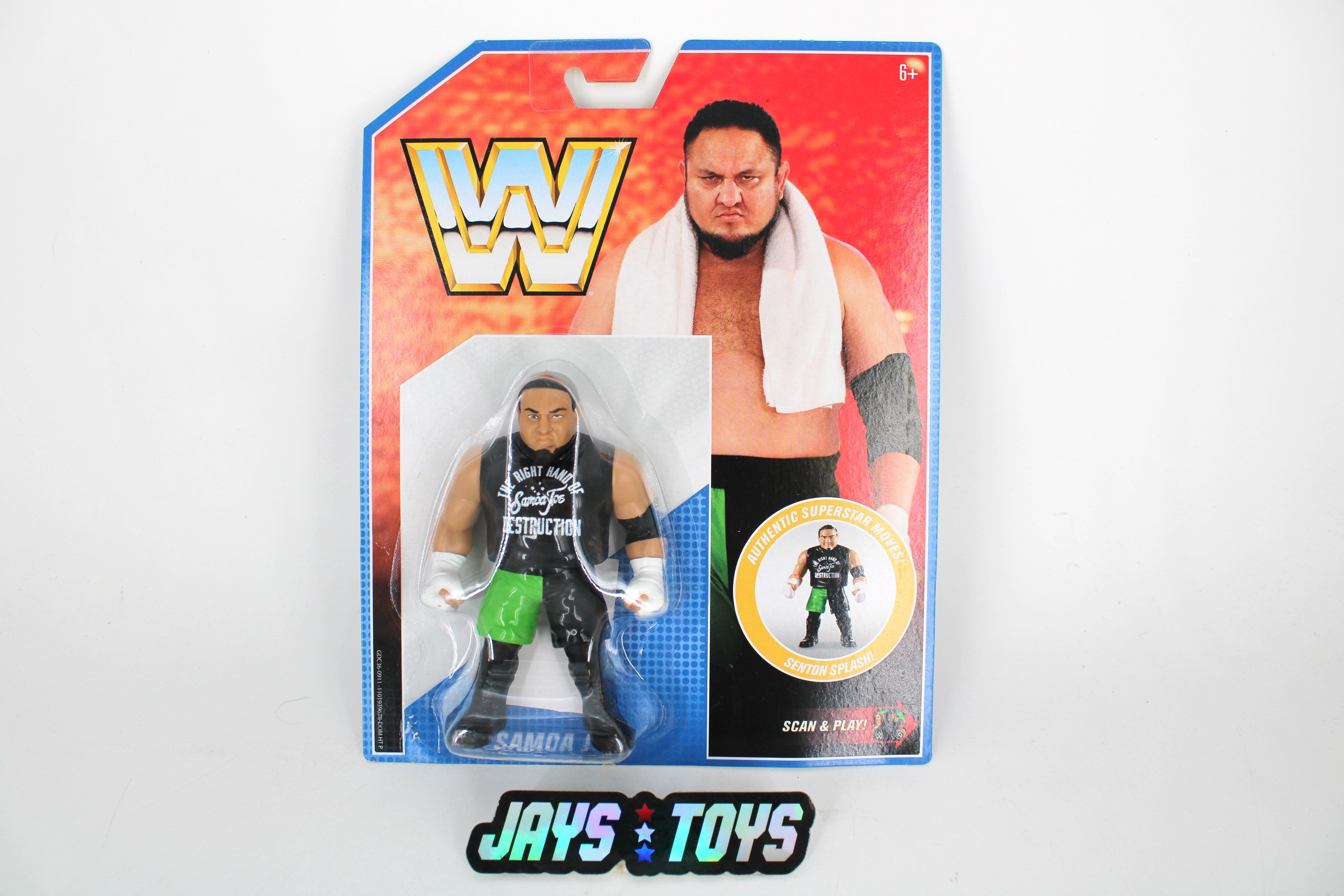 Samoa Joe WWE Retro Series 2019 Figure — Card Front View