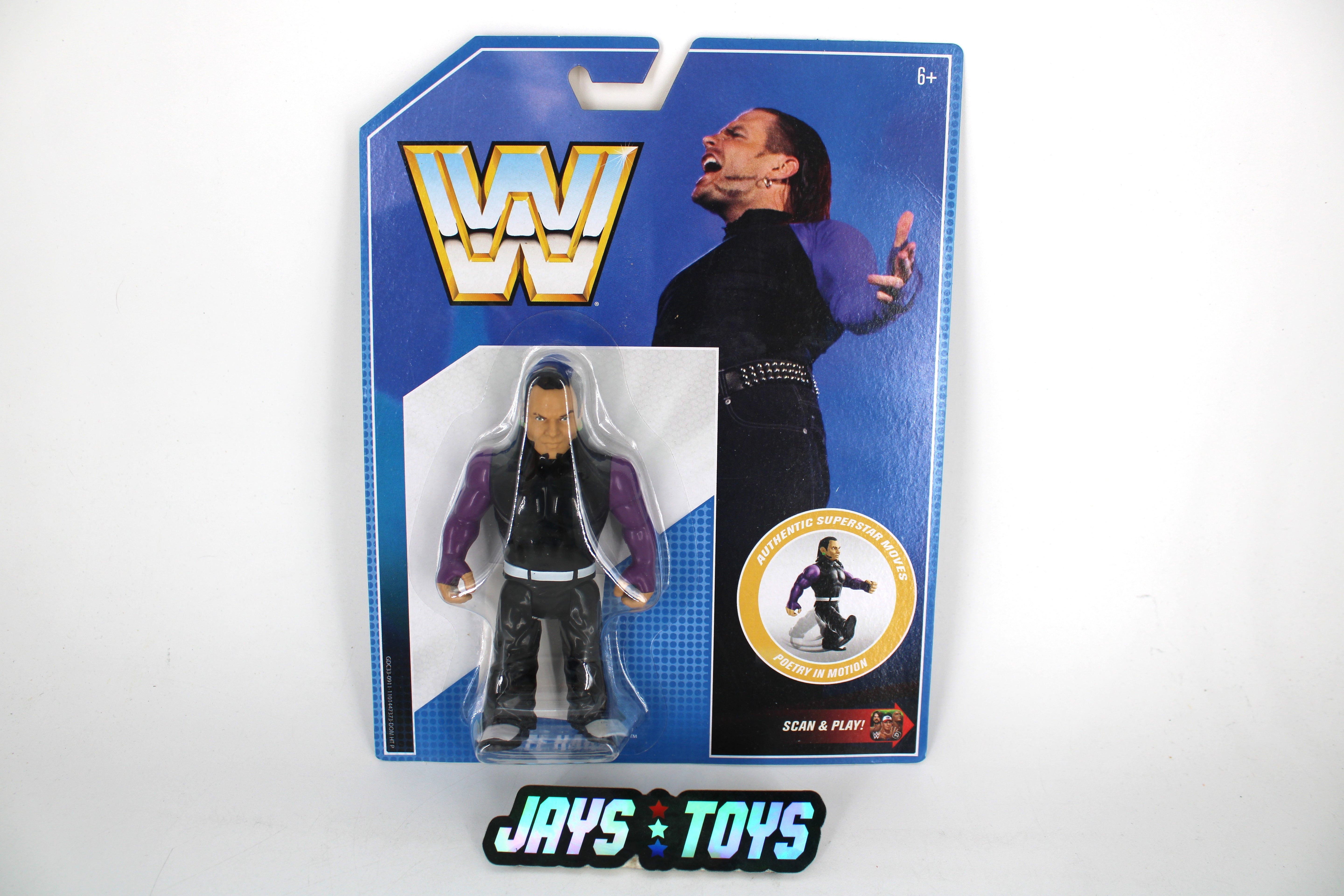 Jeff Hardy WWE Retro Mayhem Scan & Play Figure — Card Front