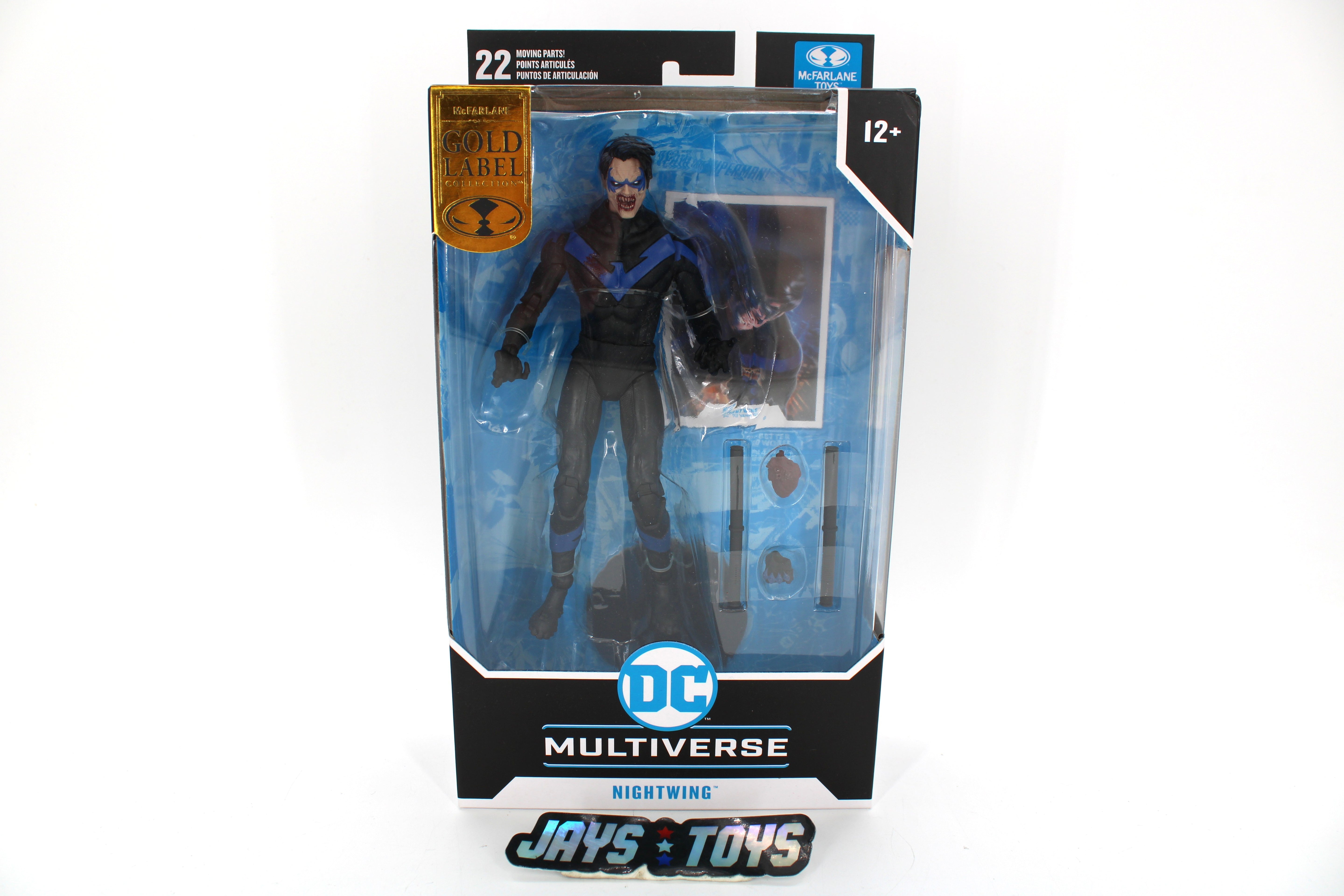 Nightwing DC vs. Vampires DC Multiverse Gold Label 7-Inch Figure — Card Front