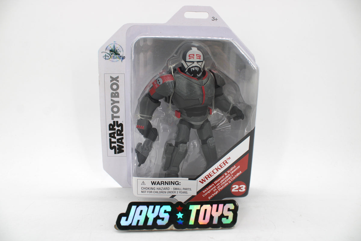 Wrecker Star Wars Toybox Carded Figure — Card Front View