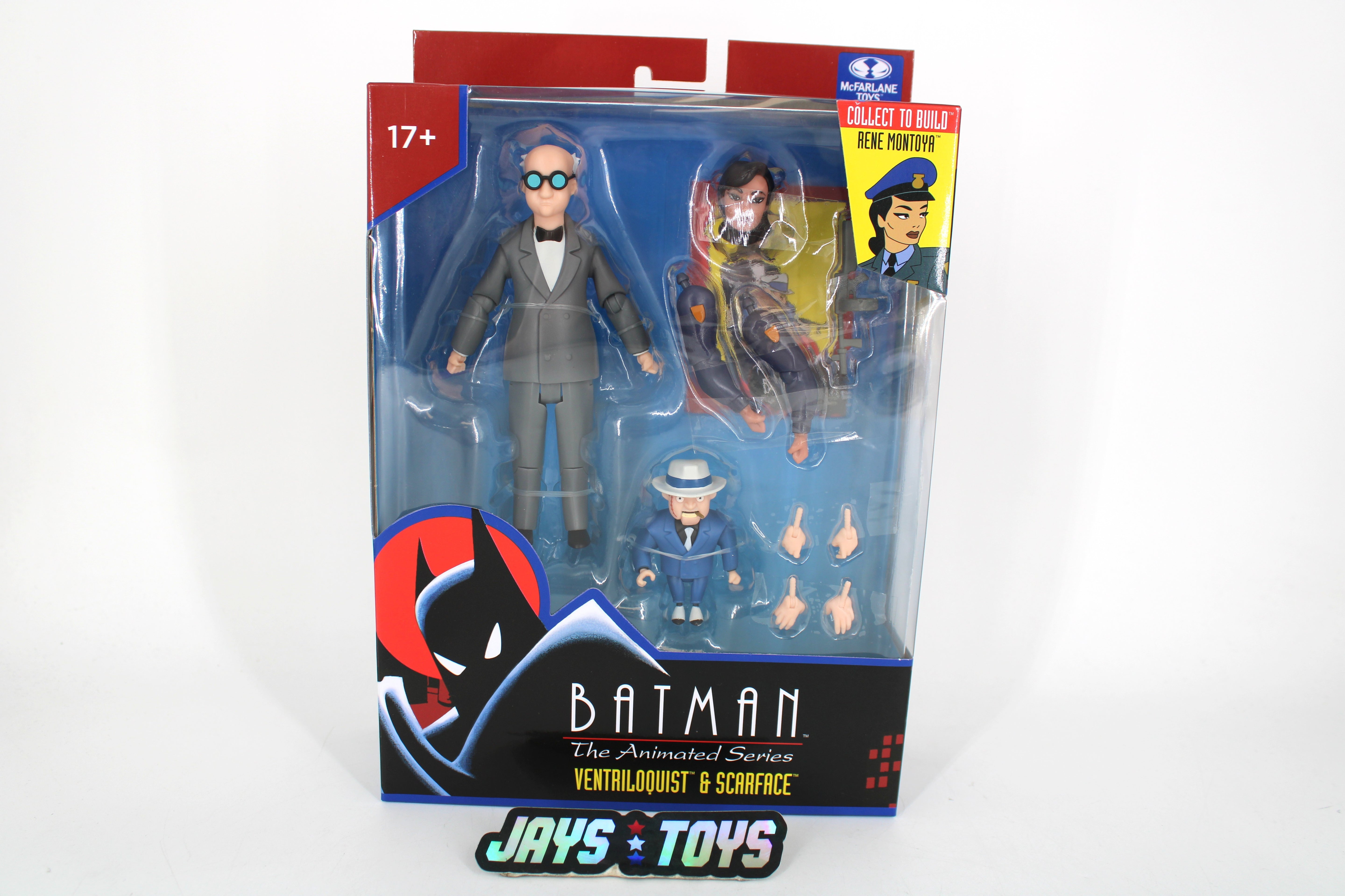 Ventriloquist & Scarface Batman Animated Series McFarlane 6-Inch Figure — Card Front View