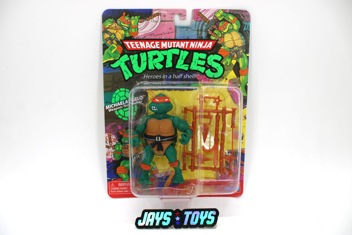 Michaelangelo TMNT Retro Classic 2021 Carded Figure — Card Front