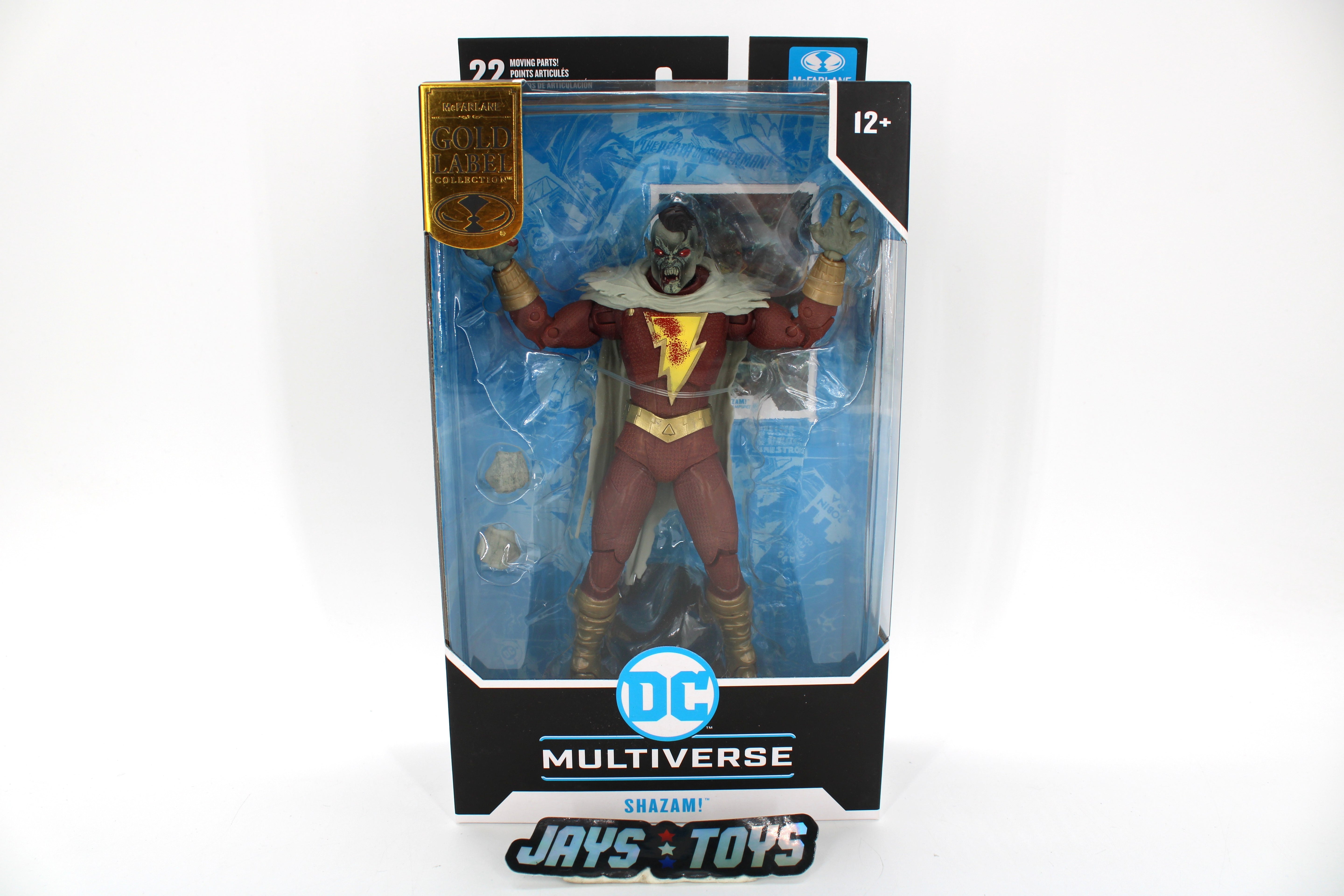 Shazam DC vs. Vampires DC Multiverse Gold Label Figure — Package Front View