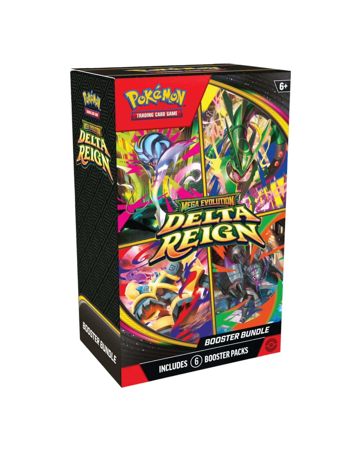 Delta Reign Booster Bundle Pokemon TCG Mega Evolution — Box Front Angled View
