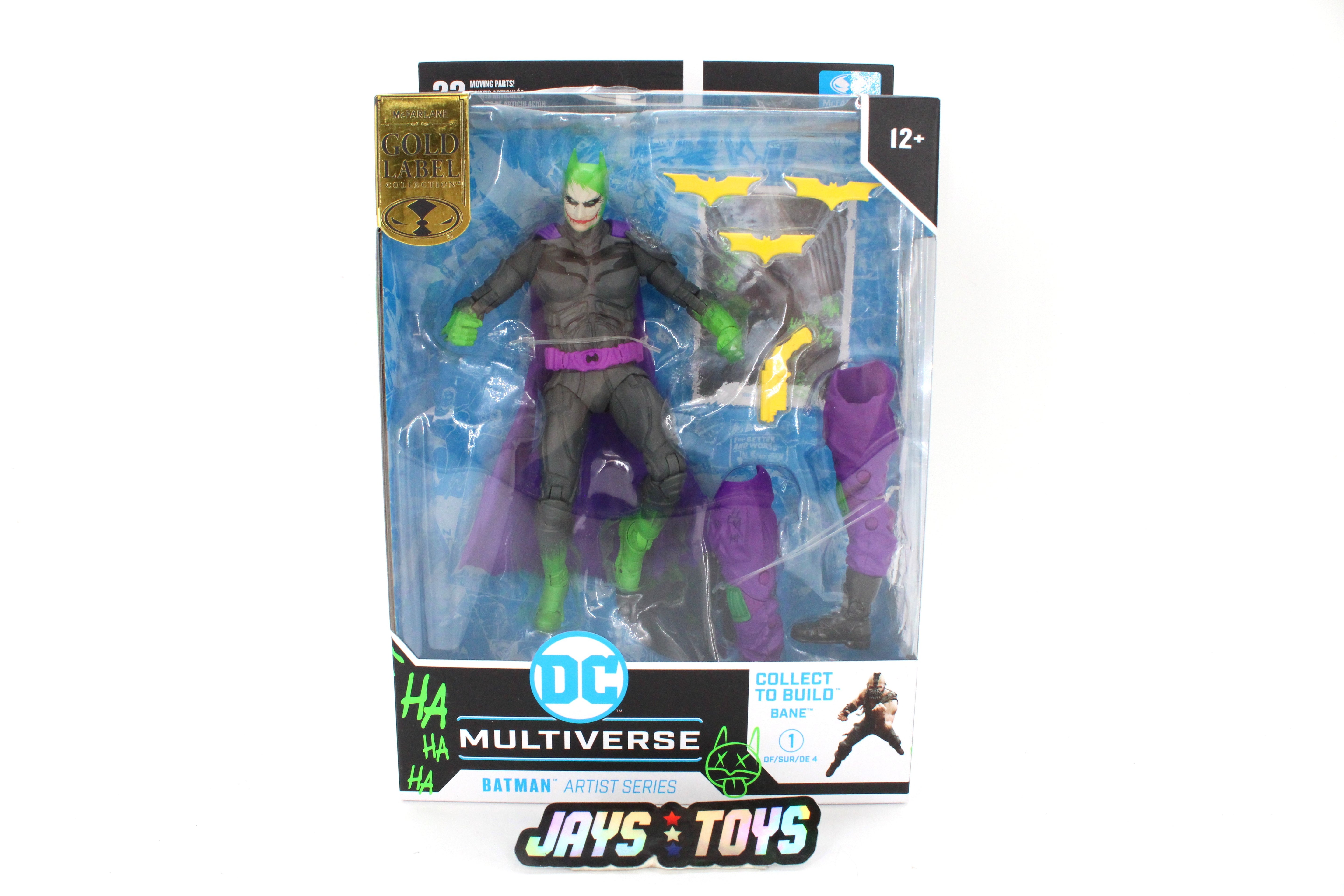 Jokerized Batman DC Multiverse Gold Label Artist Series — Card Front View